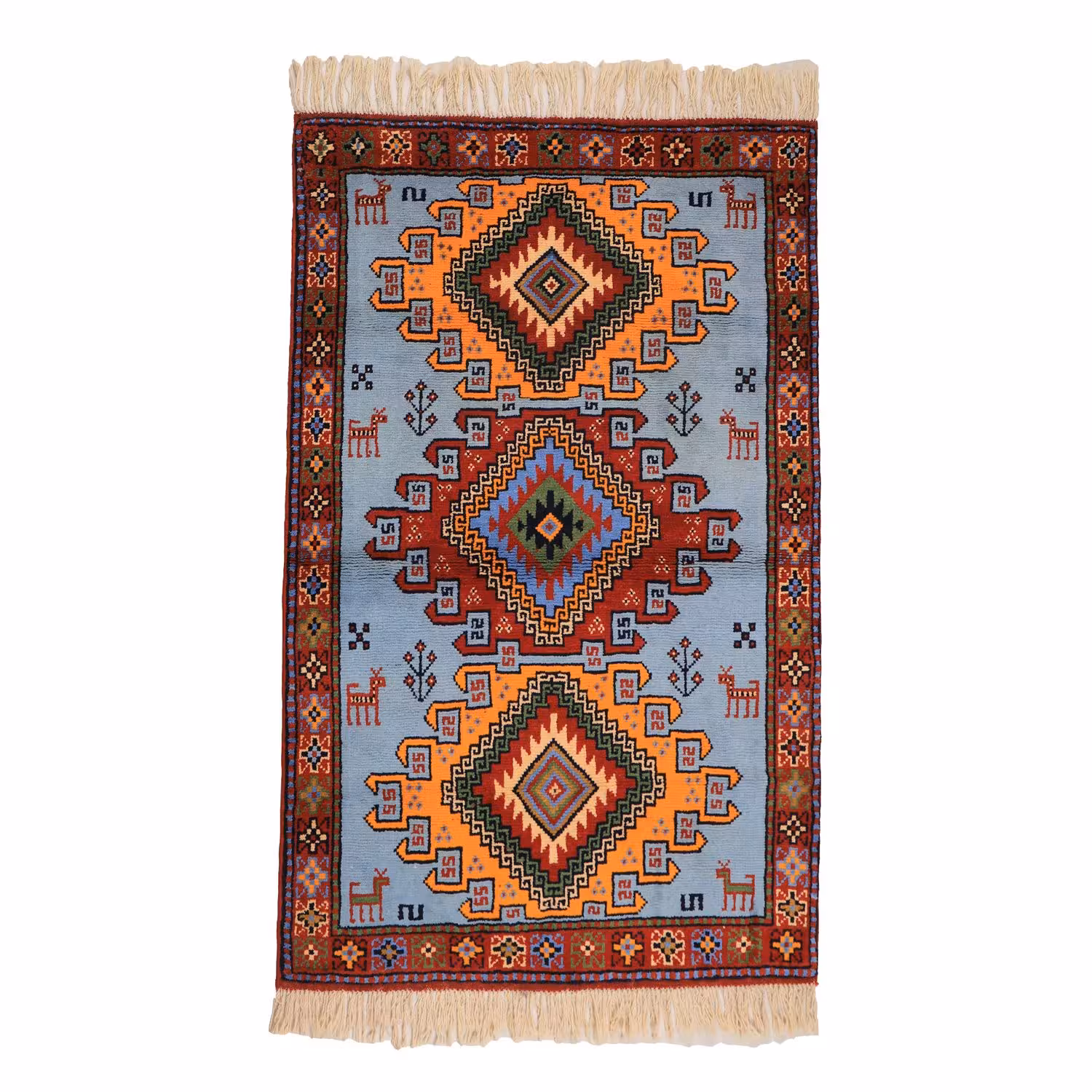 فرش دستباف دو متری مدل خراسان کد 4020207