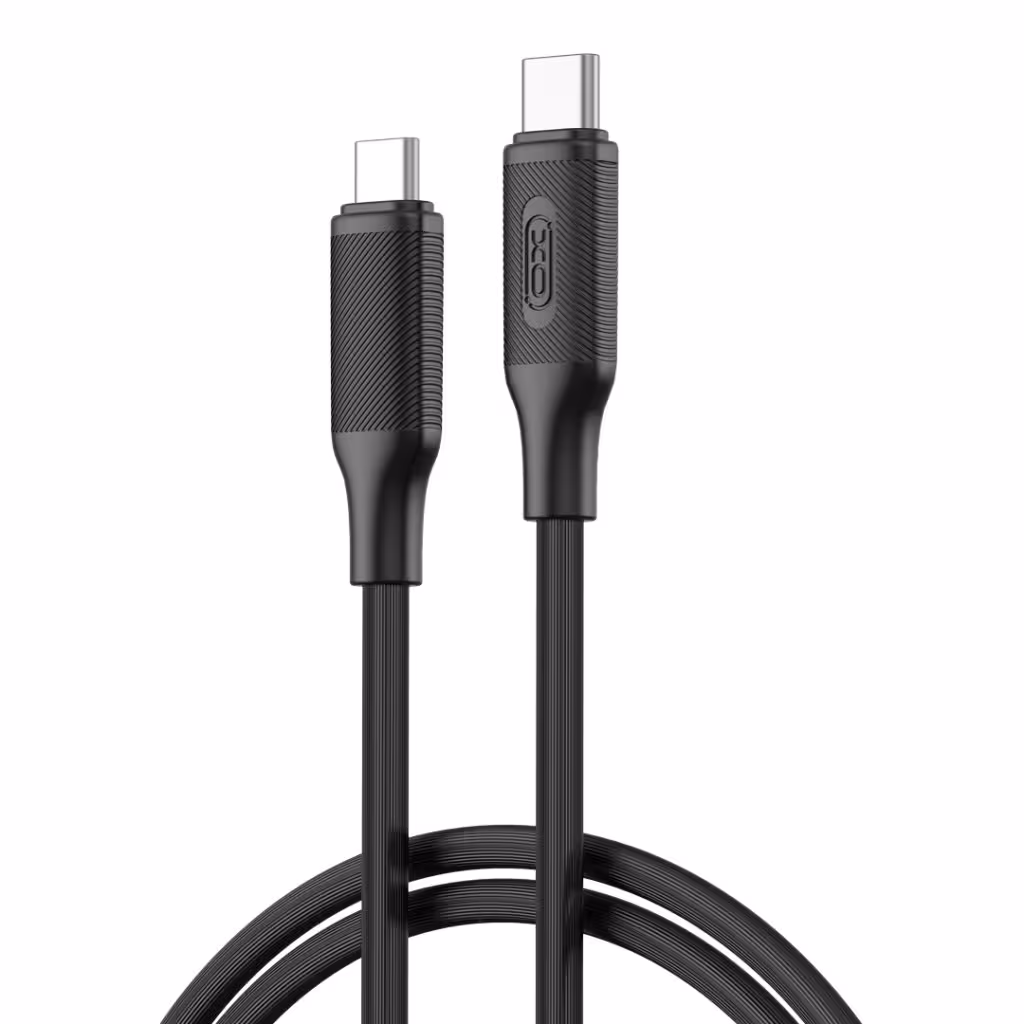 کابل شارژ USB-C به USB-C ایکس او NB-Q265B طول 1 متر توان 60 وات