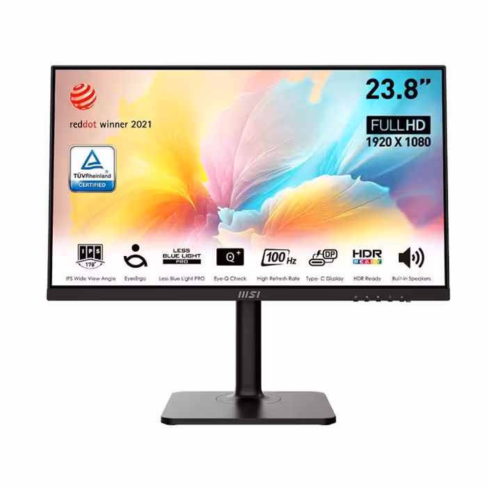 مانیتور 23.8 اینچ ام اس آی مدل MD2412P (100 هرتز)