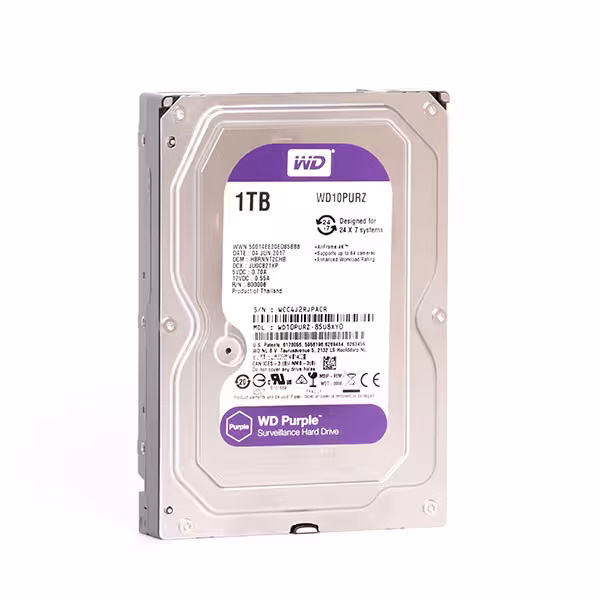 هارددیسک اینترنال وسترن دیجیتال مدل Purple ظرفیت 1 ترابایت