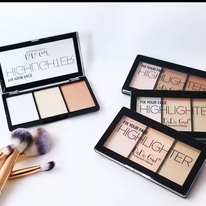 پالت هایلایتر3رنگ دودوگرل