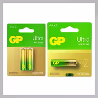 باتری قلمی 2 عددی GP مدل Ultra alkaline کد GP15AUETA21