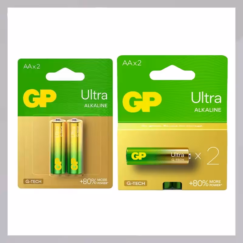 باتری قلمی 2 عددی GP مدل Ultra alkaline کد GP15AUETA21
