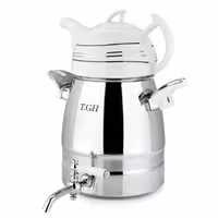 کتری قوری قیطاسی 4 لیتری مدل 4050 براق کف چدن