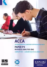خرید و دانلود نسخه کامل کتاب ACCA Kaplan P3 Business Analysis Essential Text 2012