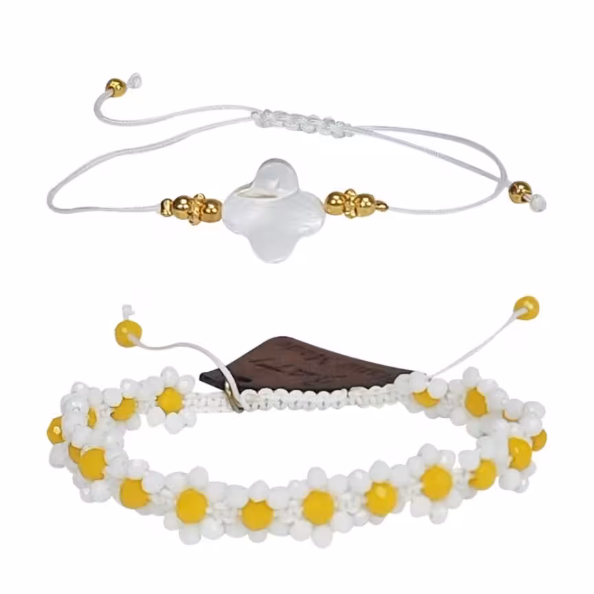 دستبند دوعددی بابونه 