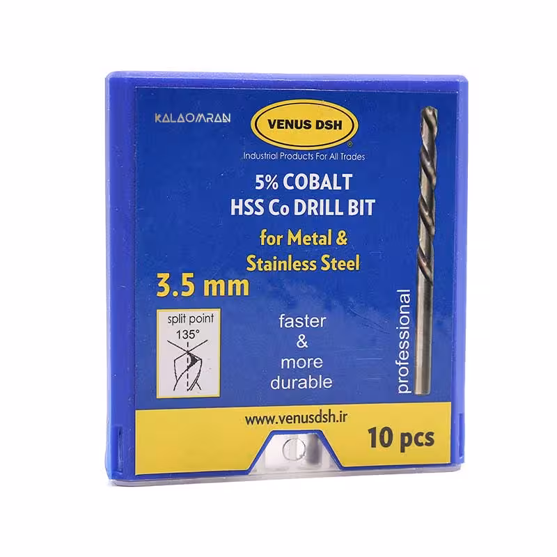 ست 10 عددی مته آهن سایز 3.5 میلی متر VENUS DSH