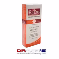 الارو ضدآفتاب بدون رنگ وزن 40 گرم SPF Ellaro sunscreen oil free SPF 50