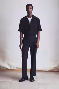 شلوار مردانه شیک با مخلوط کتانی متناسب است H&M