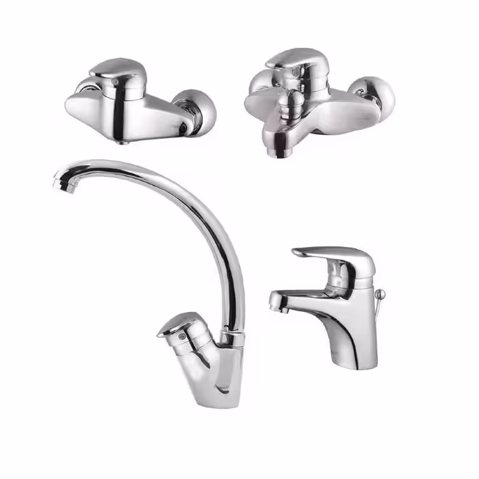 ست شیرآلات شیبه مدل اروند (با ظرفشویی ثابت)