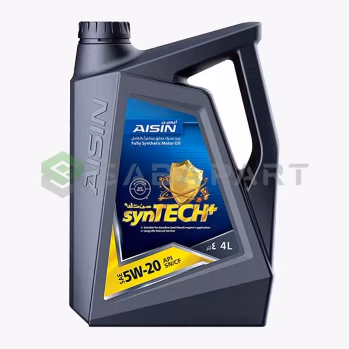 روغن موتور 5W-20 فول سنتتیک 4 لیتری – برند آیسین