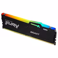 رم کینگستون مدل FURY Beast RGB، ظرفیت 32 گیگابایت، فرکانس 6000 مگاهرتز، تک کاناله