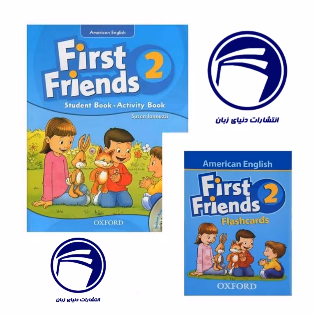 خرید کتاب First Friends 2 به همراه Flash Cards – مجموعه کامل برای کودکان (کتاب   کارت‌های تصویری)
