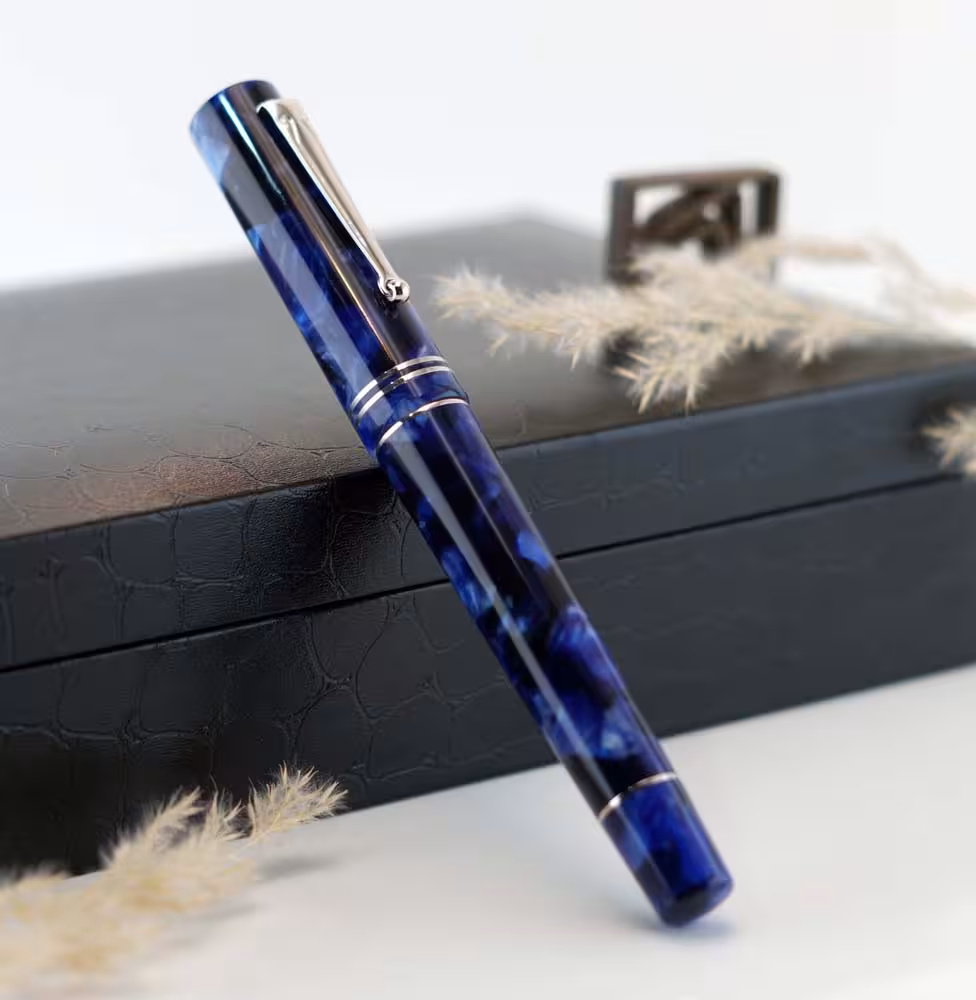 خودنویس دلتا ژورنال آبی DELTA The journal marbled blue