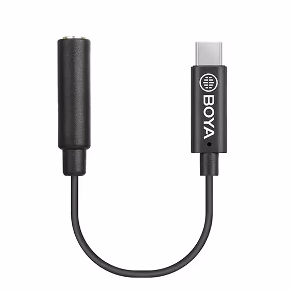 کابل Type-C به جک 3.5 میلی متری بویا مدل BY-K9