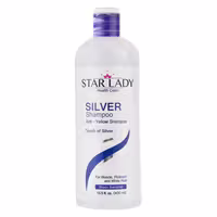 شامپو ضد زردی استار لیدی مدل Silver حجم 400 میلی‌لیتر