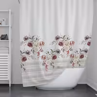 پرده حمام دلفین مدل GU-11237 سایز 180×200سانتی متر