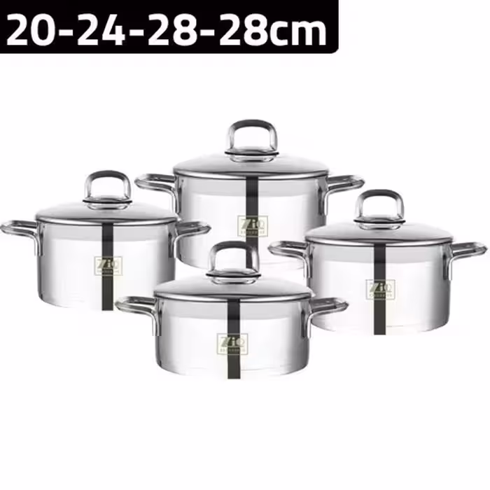 سرویس قابلمه 8 پارچه استیل زیو مدل Z-1485