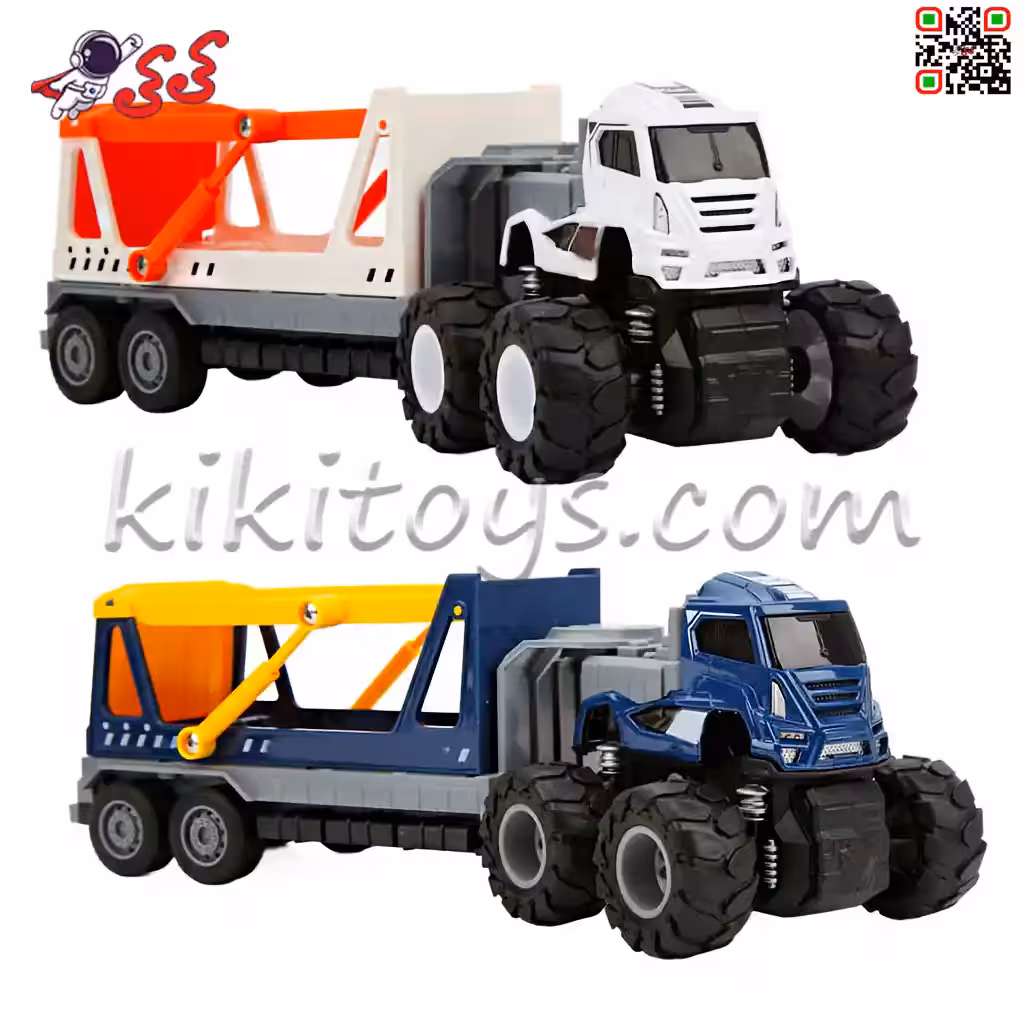 کامیون فلزی حمل ماشین اسباب بازی KLX600 190