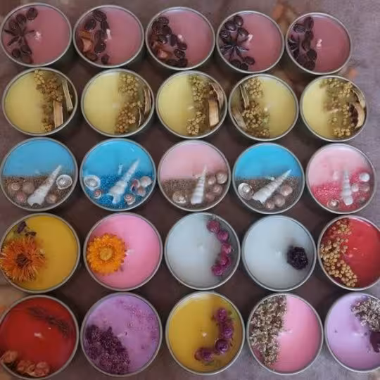 شمع  قوطی فلزی (عمده ) 