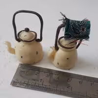 لعابی قدیمی مینیاتوری با خمیر چینی مناسب تمام مکان ها یادآور خونه های مامان بزرگ وپدربزرگ ها خاطرات قیمت به صورت تک