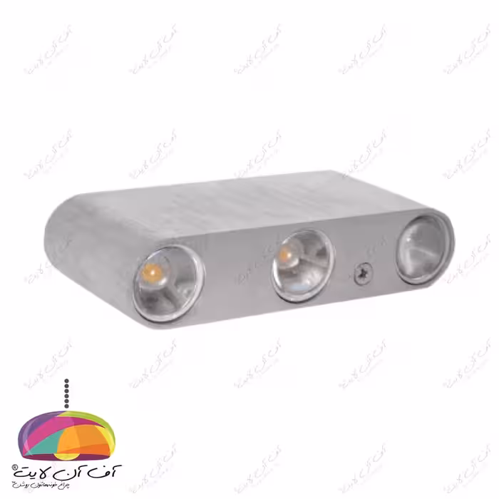 چراغ دکوراتیو 2 طرفه قطاری 6 وات زمرد نور