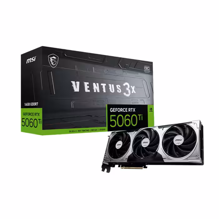 کارت گرافیک ام اس آی GeForce RTX 5060 Ti 16G VENTUS 3X OC