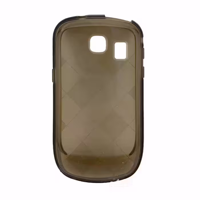 قاب Samsung Galaxy Corby 2 / S3850 مدل ژله ای ساده – دودی