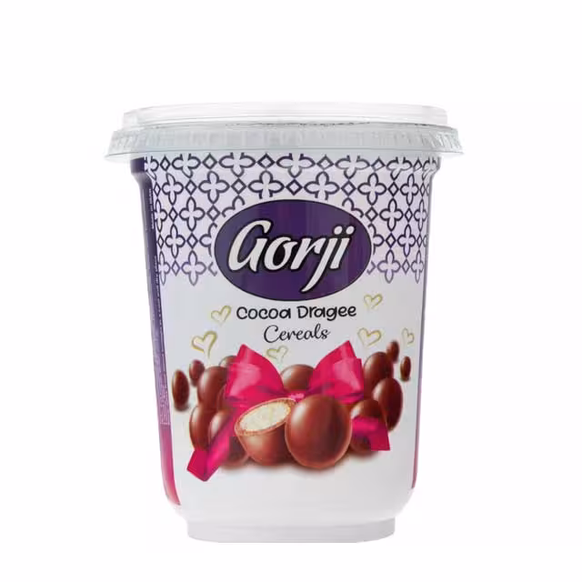 دراژه شکلاتی با غلات حجیم شده گرجی 120 گرمی