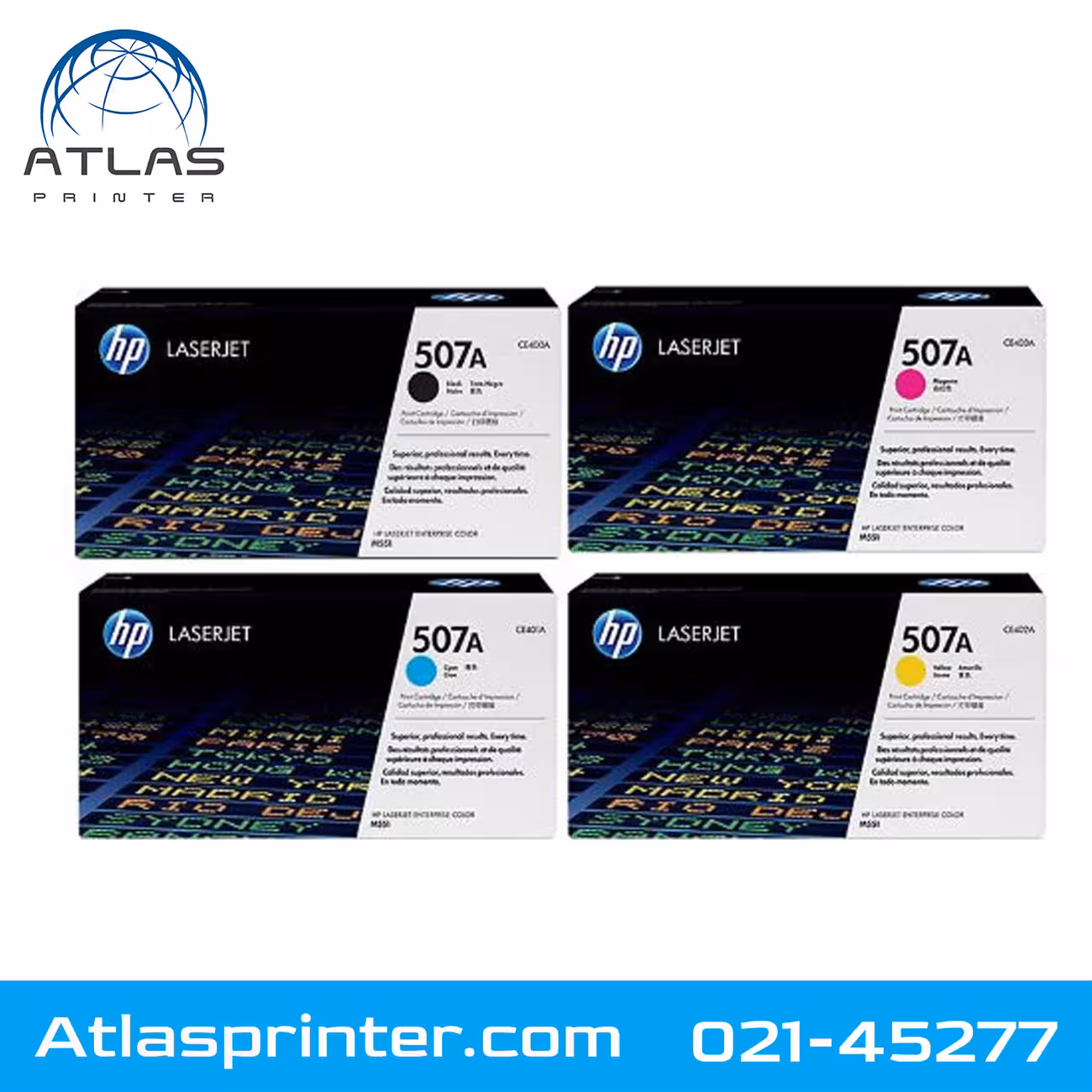 کارتریج ست چهار رنگ اچ پی HP 507A