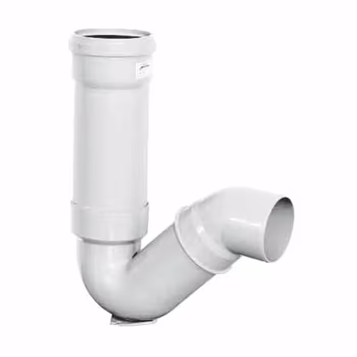 سیفون 110 یک تکه با درپوش(با لوله) 20cm