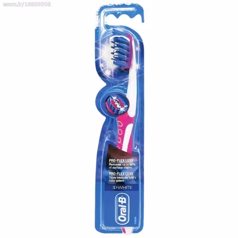 مسواک اورال بی سری Pro-Flex با برس نرم  Oral B Pro-Flex 3D White Luxe Soft toothbrush