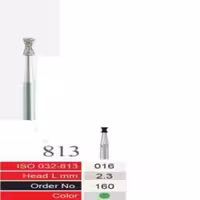 فرز الماسی دسته نقره ای BTM مدل Inverted 813f - فروشگاه تخصصی دندانپزشکی سپیرا