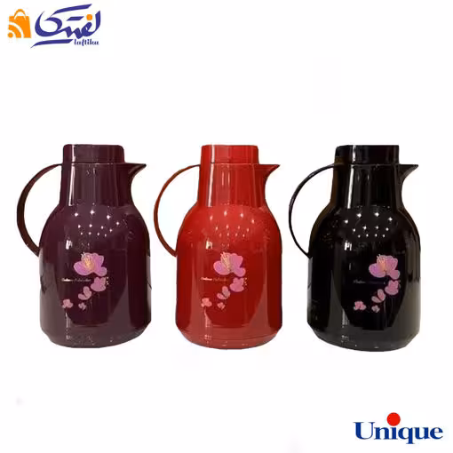 فلاسک یونیک 2 لیتری مدل پنگوئن شیشه صورتی UN-1957