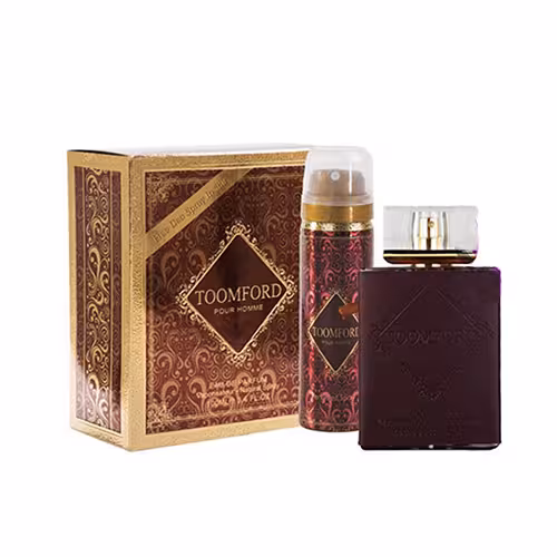 ادکلن مردانه فراگرنس ورد تام فورد پور هوم چرمی همراه با اسپری