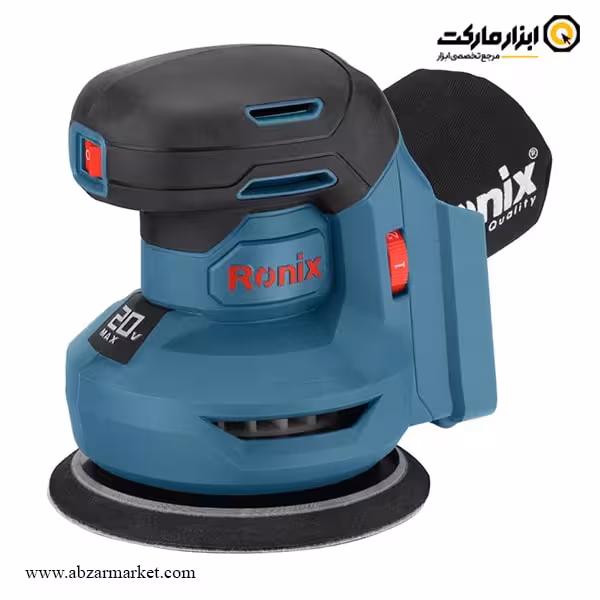 سنباده لرزان گرد رونیکس شارژی دیمر دار مدل 8610