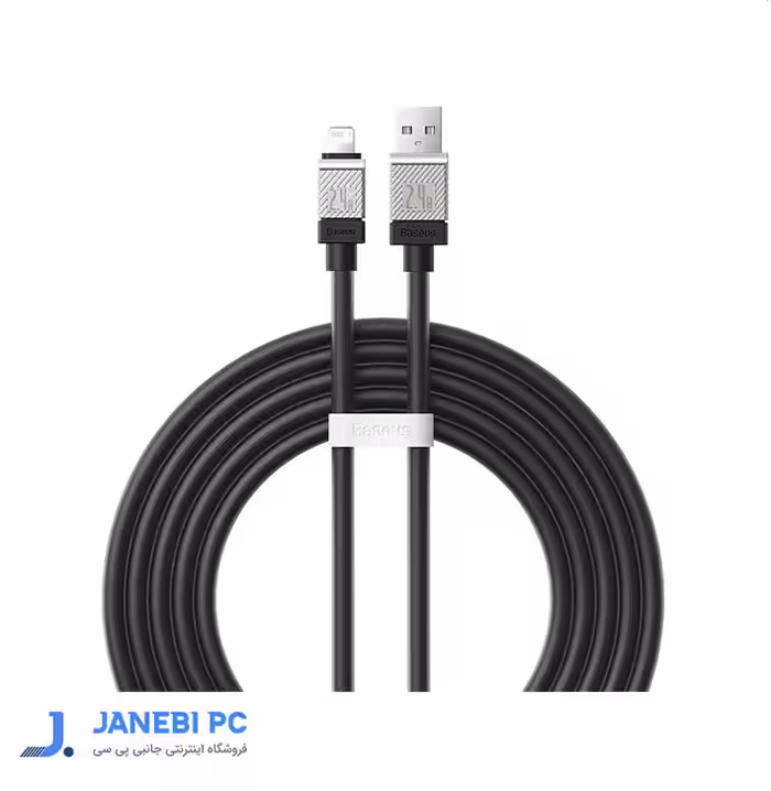 کابل تبدیل 1 متری USB به لایتنینگ بیسوس مدل Coolplay CAKW000401