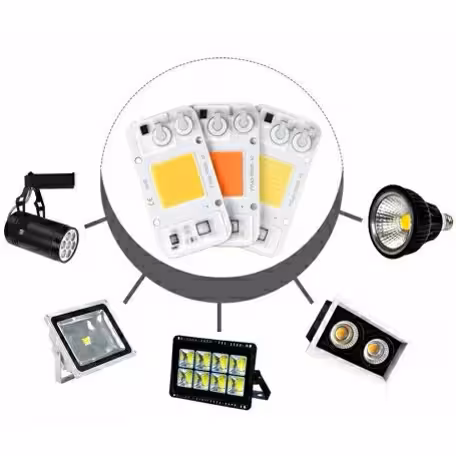 LED COB مهتابی 30W 220V با درایور داخلی سایز 7540 دارای مدار حفاظتی Anti Surge