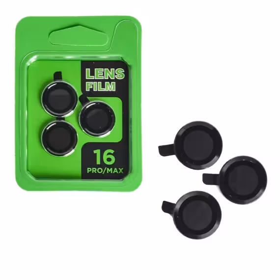 محافظ لنز و گلس تکی دوربین موبایل مدل iPhone 16PoMax