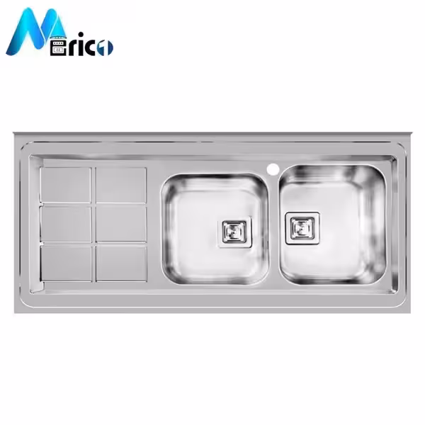 سینک اخوان کد 503s روکار دو لگنه