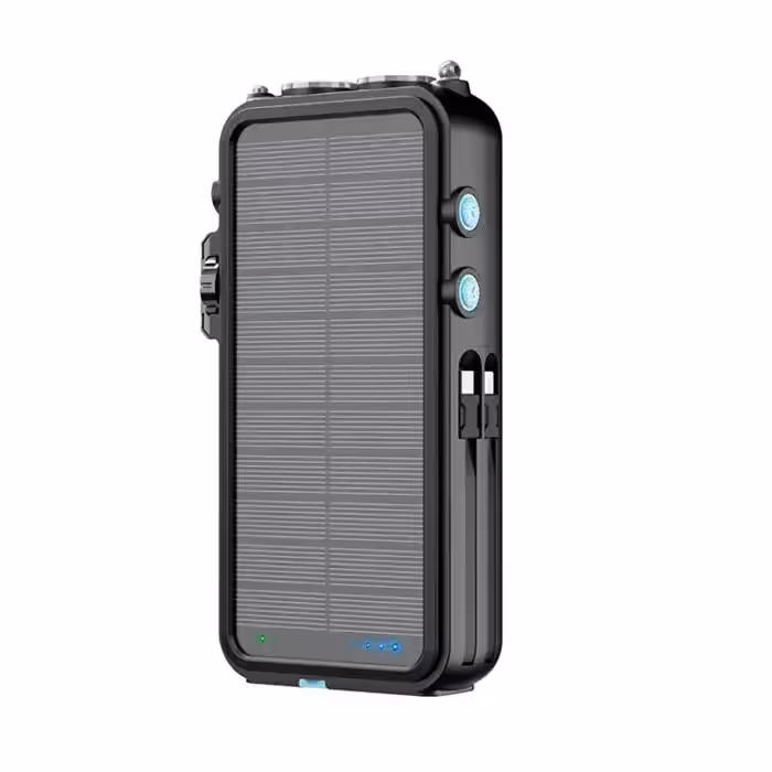 پاوربانک خورشیدی و اسپیکر بلوتوث پاورولوژی مدل Powerology 16000mAh Solar