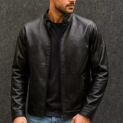 کاپشن چرم مردانه