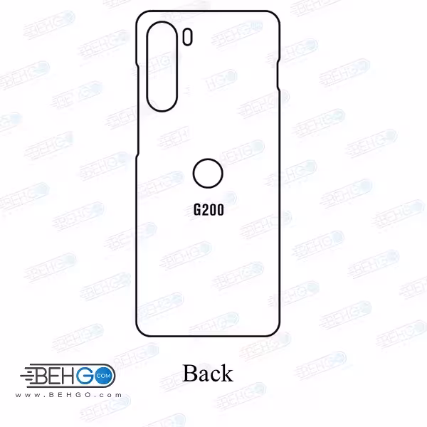 برچسب پشت گوشی موتورولا Motorola G200 5G