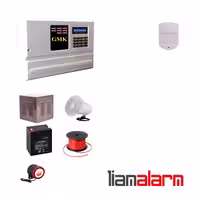 پکیج دزدگیر اماکن باسیم مدل جی ام کا سیم کارتی و تلفنی GM910H61