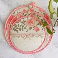 ست 3تایی دمکنی مخمل الین- طرح 2