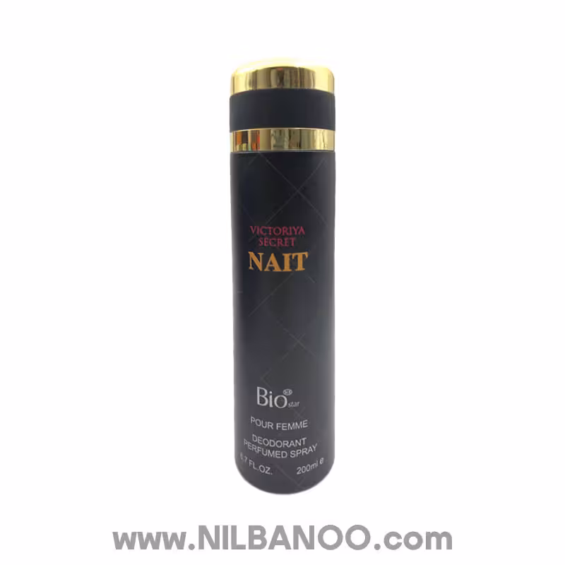 اسپری بدن زنانه بیو استار مدل ویکتوریا سکرت نایت حجم 200میل