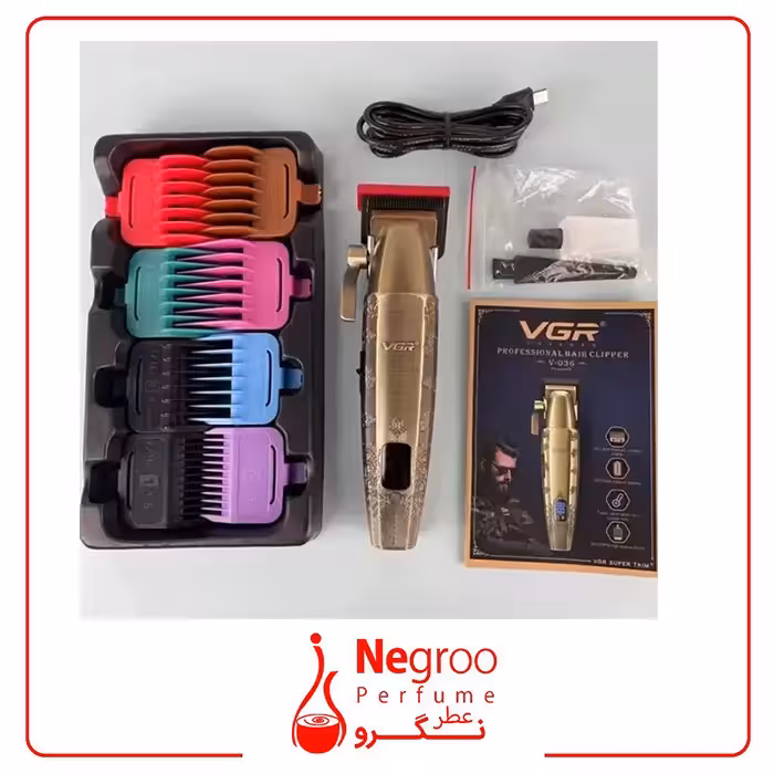 ماشین اصلاح سر و صورت وی جی آر مدل V-036