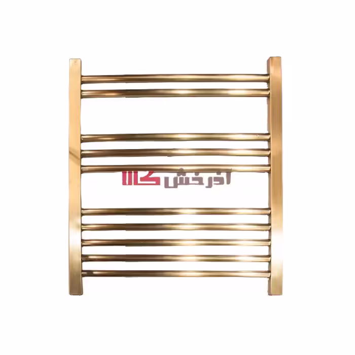 حوله خشک کن استیل طلا مات ارتفاع 80 سانتیمتر