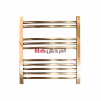 حوله خشک کن استیل طلا مات ارتفاع 80 سانتیمتر