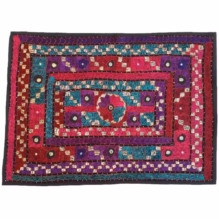 رومیزی مستطیل سوزن دوزی کد SOOZMOS24 نفیس